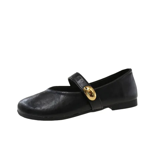 Wuji Грубый каблук Мэри Джейн Женские туфли