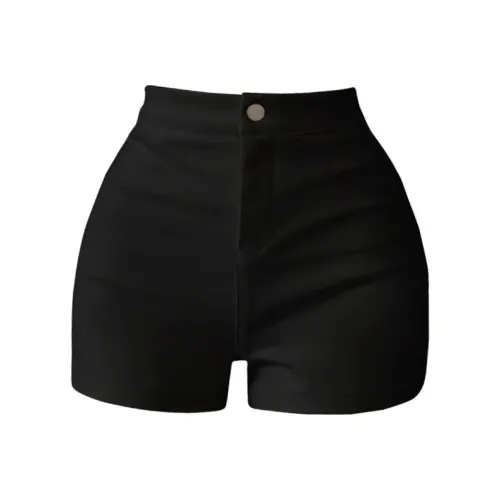 RHBSW Черные Женские Джинсовые Шорты