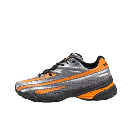 DIESEL D Airspeed Low Топ Повседневная обувь Мужская Серый Оранжевый