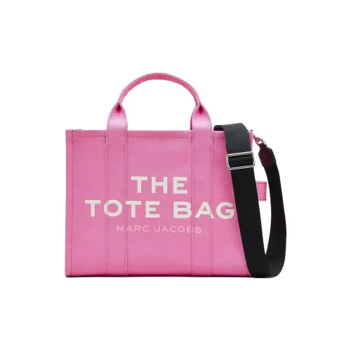 MARC JACOBS Хлопок Canvas Сумка-тоут Сумка для покупок Сумка через плечо Сумка среднего размера Женская с бантом Розовая