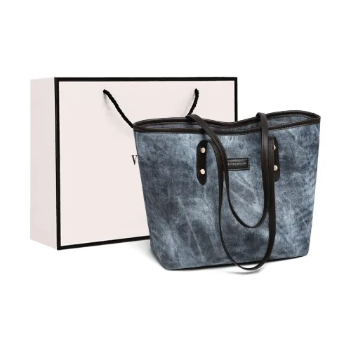 VINEY Сумка через плечо из синтетической кожи стандартная женская синяя