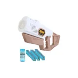 Работает на батарейках  
Технология: Пузырьки  
Спрей-пистолет [Белый-коричневый]  
1 Вода + 30 Пена Решение