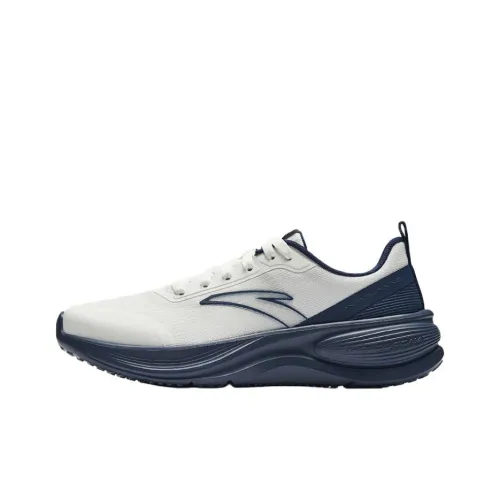 ANTA Амортизация Высота Увеличение Легкий Дышащий Низкий Топ Тренировочные Беговые Кроссовки Мужские Белый Синий