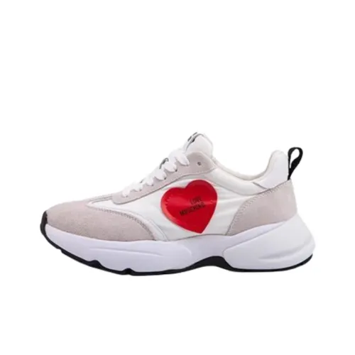 LOVE MOSCHINO Низкий топ Повседневная обувь Женская Белая