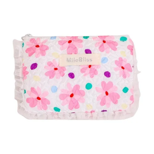 MILO BLISS Освежающий Crinkled Satin Flat Bag Косметичка для хранения Портативный