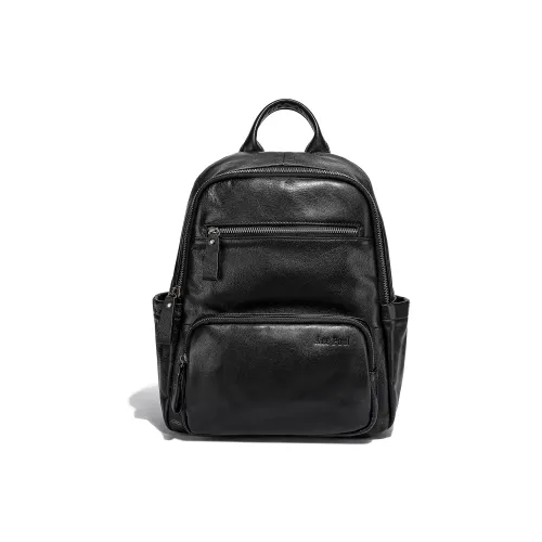 Ace Paul Рюкзак из крупнозернистой текстуры коровьей кожи стандартный унисекс черный