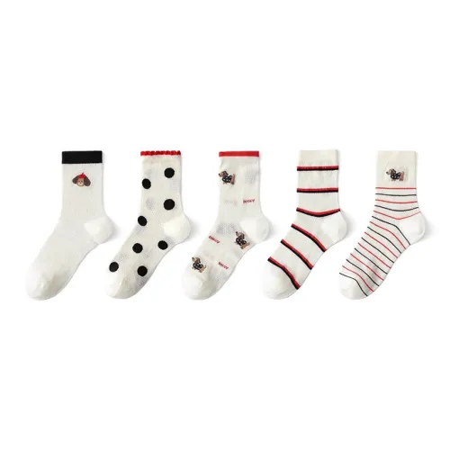 Mulong Family Носки Crew Женские упаковка из 5 пар