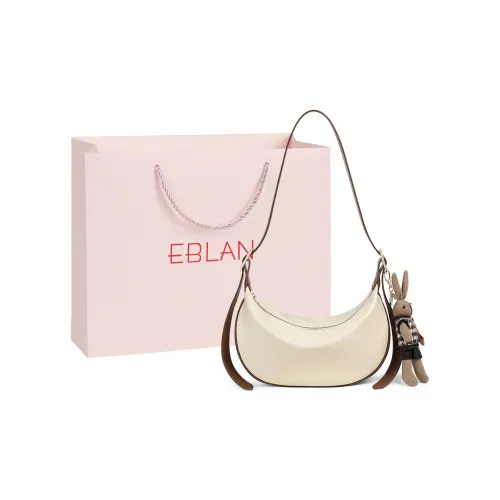 EBLAN Сумка через плечо из синтетической кожи сумка-пельмени стандартная женская кремово-абрикосовая