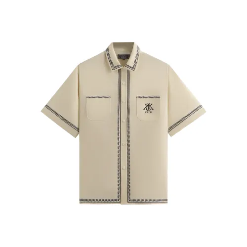 KITH SS25 Барокко Paxton Рубашка Мужской Песочный
