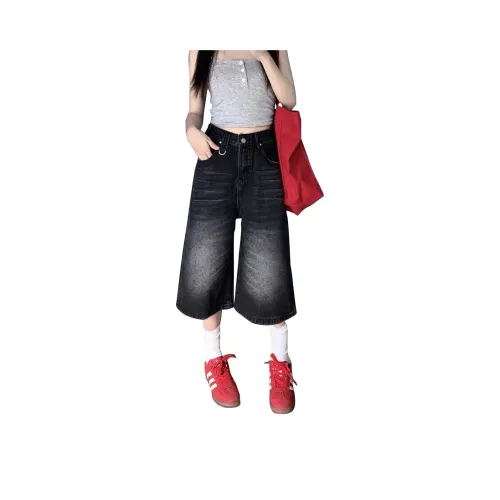 NRTR Черные Женские Джинсовые Шорты