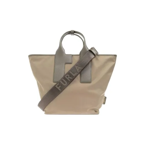 Furla Piuma Нейлон Сумка-тоут Сумка для покупок Сумка через плечо Сумка Маленькая Женская Хаки