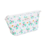 Зеленый мешок для хранения макияжа с шестигранной сумкой из кружева Crinkle