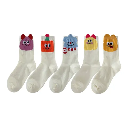 Mulong Family Носки Crew Женские упаковка из 5 пар