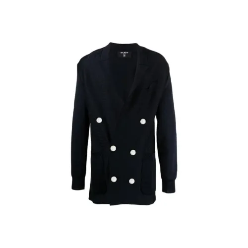 BALMAIN SS21 Бизнес-костюм Пальто Мужской