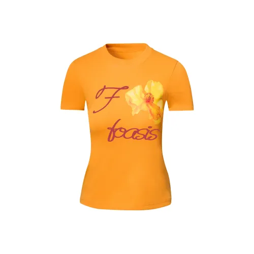 FOASIS Апельсин Женские Футболки