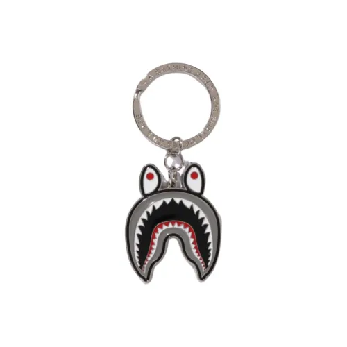 A BATHING APE Цинковый сплав Эпоксидная смола Брелок для сумки Аксессуар Средний Мужской Черный