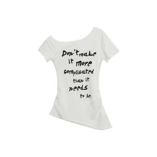 POPO.INFO Т-рубашка с оборванным рукавом женская