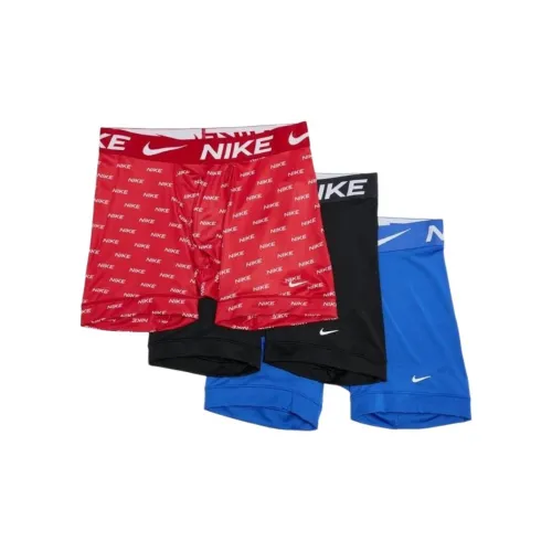 Nike Clothing 3 пачки Черный + Красный + Синий Мужские боксер-шорты
