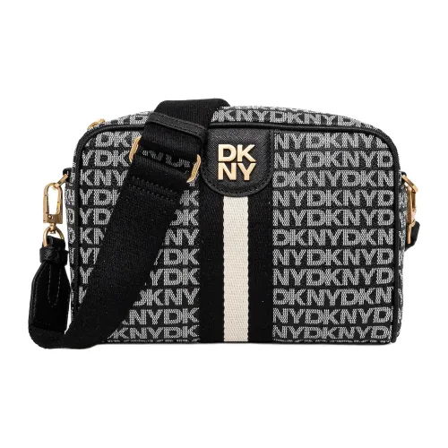 DKNY Полиуретан Сумка через плечо Сумка на плечо Женская Черная Серый