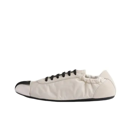 PRADA RE Нейлон Низкий Топ Повседневный Женский Белый