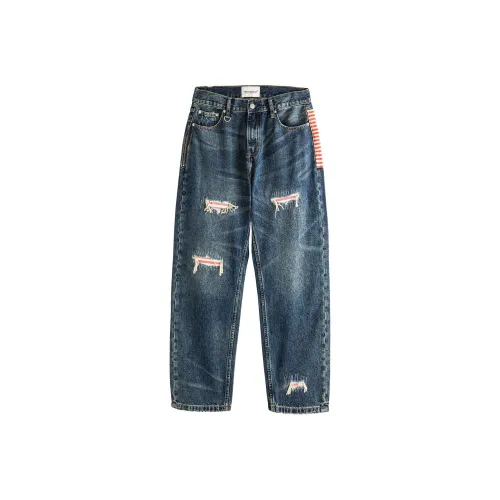 ME DA IGUAL Синий Мужской Джинсы