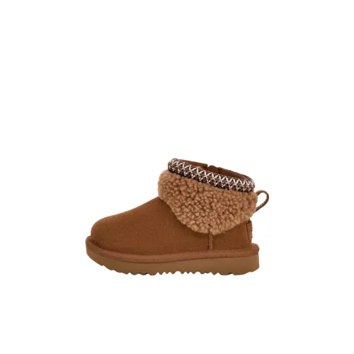 UGG CLASSIC ULTRA MINI Амортизация Износостойкая Обувь для малышей Коричневый Новорожденный и Малыш