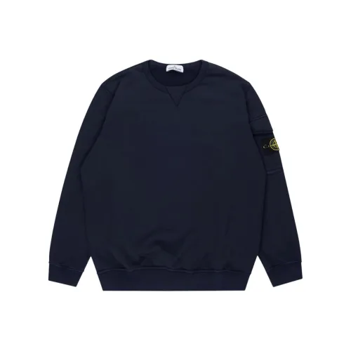 STONE ISLAND Толстовка Мужская Морской Синий