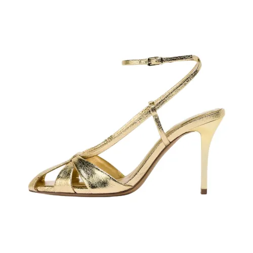 ZARA Высокие каблуки Золотой Женские