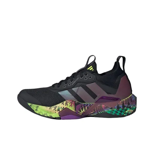 JEREMY SCOTT x Adidas Rapidmove 2 Slip-Resistant Abrasion-Resistant Low-Top Training Shoes Men's Black JEREMY SCOTT x Adidas Rapidmove 2 Противоскользящие устойчивые к истиранию низкие кроссовки для тренировок Мужские Черные