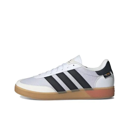 Adidas SPEZIAL Slip-resistant Abrasion-resistant Low-top Skateboard Shoes Unisex White Black Adidas SPEZIAL Противоскользящие Устойчивые к истиранию Низкие Кеды для скейтбординга Унисекс Белый Черный