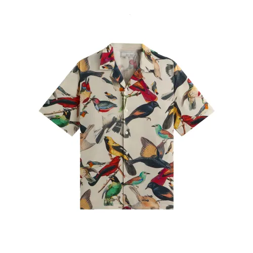 KITH Collaboration Песочный Мужская Рубашка