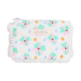 Зеленый Crinkle Lace Flat Bottom Makeup Storage Bag