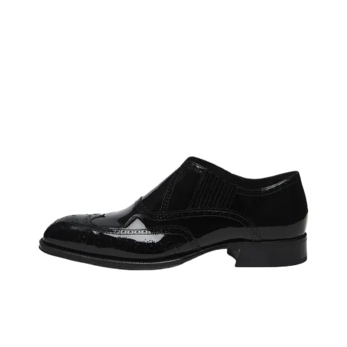 Alexander McQueen Повседневные кожаные туфли Low Top Черные Мужские