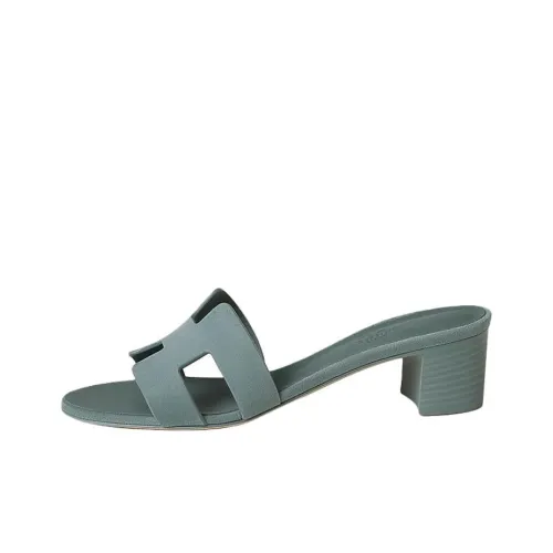 HERMES OASIS Слипоны 4,5 см Женские Синие