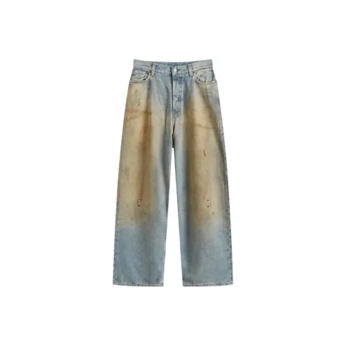 Acne Studios FW25 Джинсы Унисекс Синий