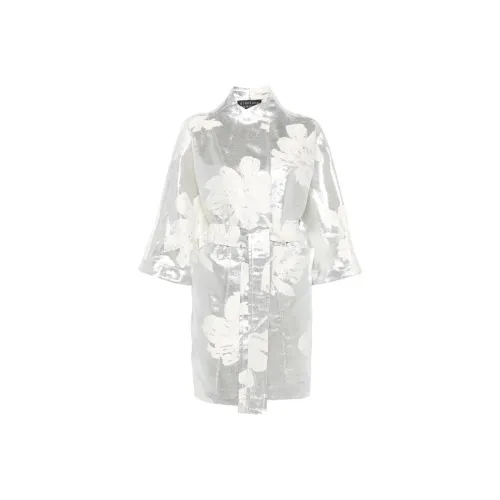 Gianluca Capannolo Silvery Белый Женские Куртки