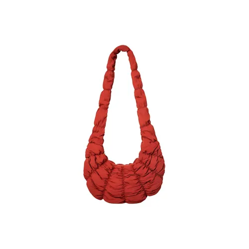 COS Переработанный полиэстер Сумка через плечо Сумка на плечо Женская Красная