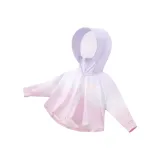 [UPF50+ Охлаждающая одежда с защитой от солнца] Фиолетовый градиент, буква Belle, розовый, силикон, с принтом