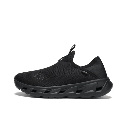 XTEP Амортизация Дышащий Легкий Низкий Топ Повседневная Обувь Мужская Черная