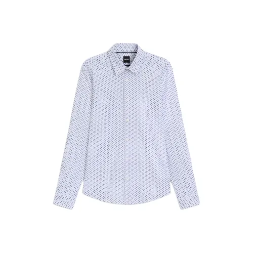 Hugo Boss Мужские Синие Рубашки