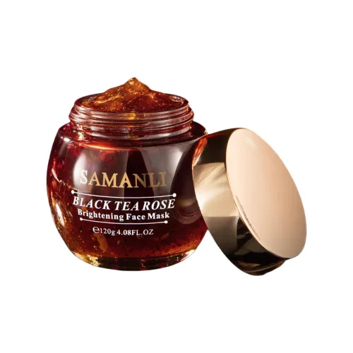 SAMANLI Черный чай Розовый Роскошь Nourishing Revival Маски для лица 120г 120г*2