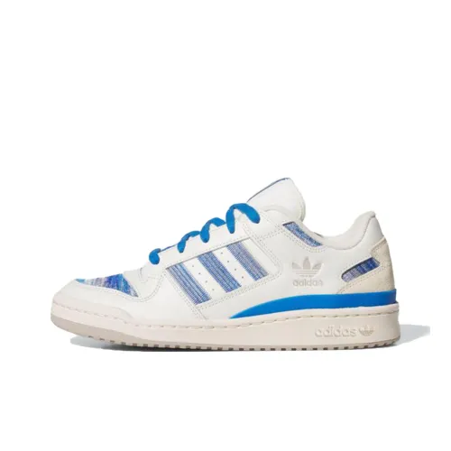 Adidas Originals FORUM Скейтборд Кроссовки Низкие Уносимостные Унисекс Синие Белые