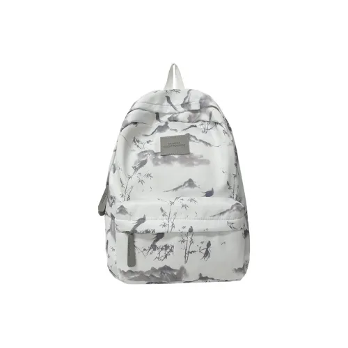 Parker Bear Композитная ткань Рюкзак Унисекс Серый Красный Зеленый Вишневый цветок Розовый