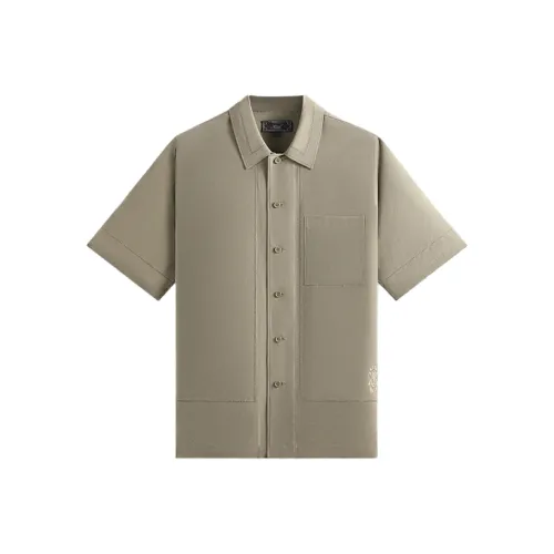 KITH SS25 Elton Buttondown Рубашка Мужская Экрю