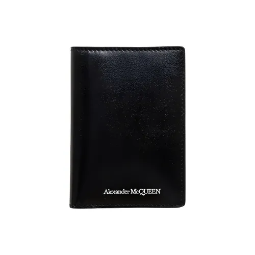 Alexander McQueen Кожа Кошелек Мужской Черный