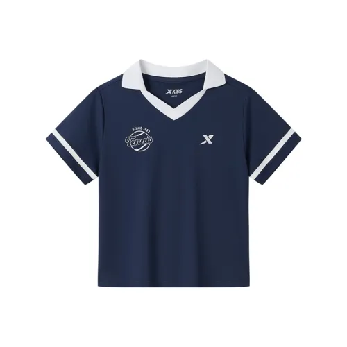 XTEP Глубокий синий Унисекс Футболка