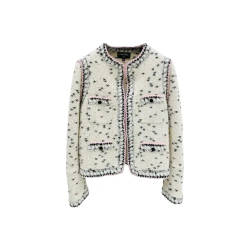 CHANEL 21A Куртки и Пальто Женские Белые