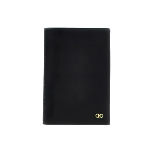 FERRAGAMO Коровья кожа Держатель для паспорта Micro Мужской Черный