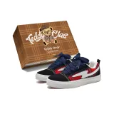 Шотландский красный (синие шнурки)