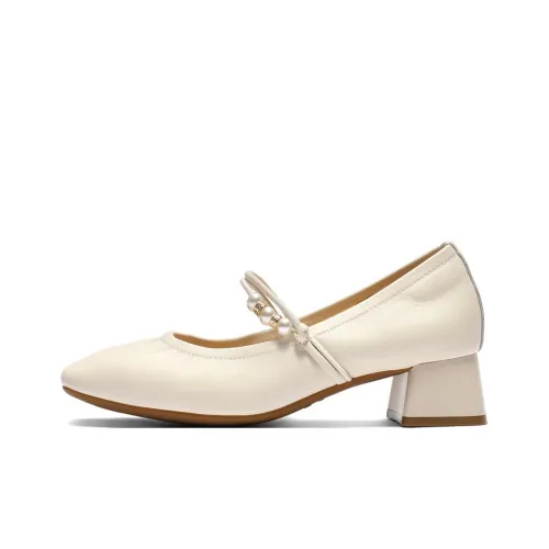 Белль Грубый каблук Туфли Мэри Джейн 4CM Женские